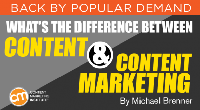 What Is the Difference Between Content and Content Marketing?